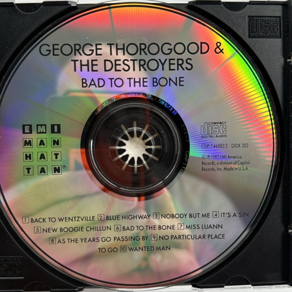 George Thorogood & The Destroyers - Bad To The Bone on CD. 1982 - Picture 4 of 5